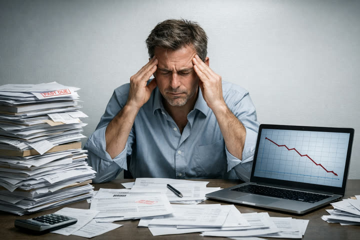 Realistischer Business-Stress